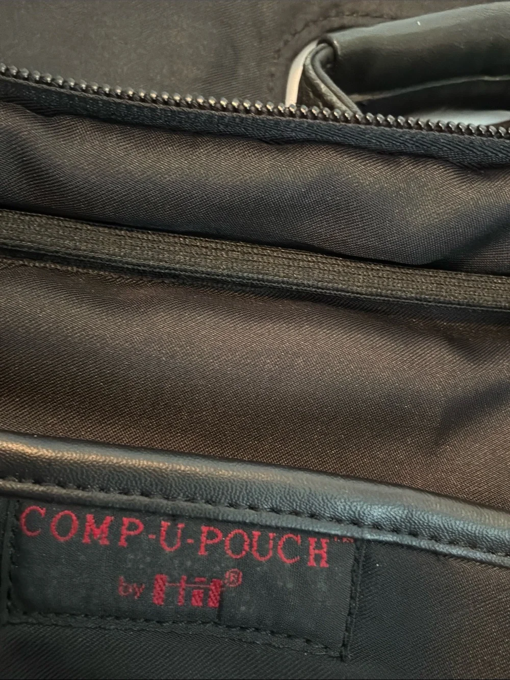 Black Leather Messenger Bag for Men by 100% leather multi compartments by HT